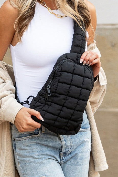 Skyler Quilted Puffer Sling us.meeeshop - 