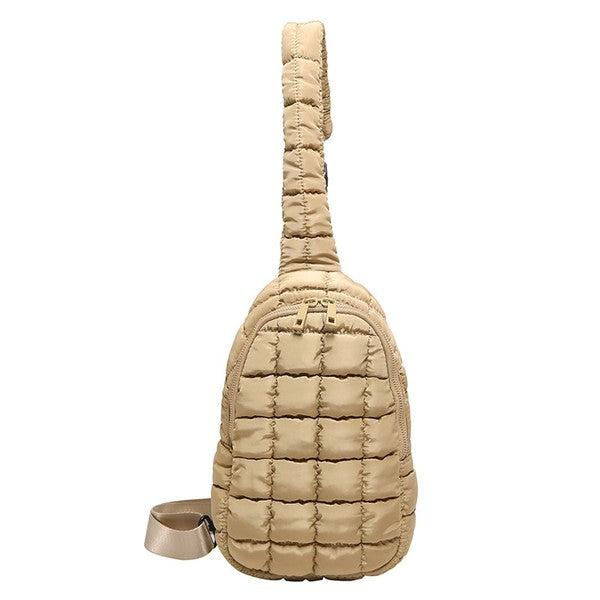 Skyler Quilted Puffer Sling - us.meeeshop