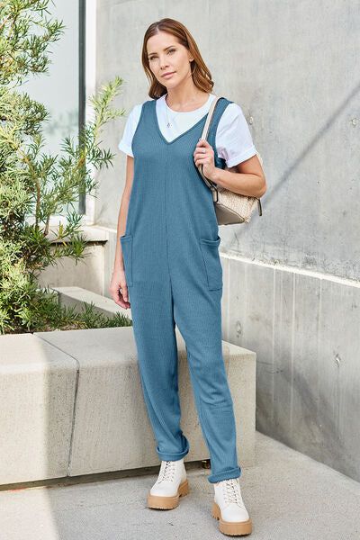 Sleeveless Straight Jumpsuit - us.meeeshop