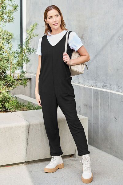 Sleeveless Straight Jumpsuit - us.meeeshop