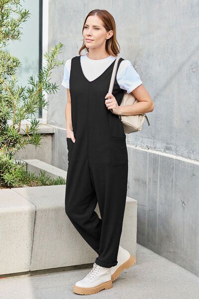 Sleeveless Straight Jumpsuit - us.meeeshop