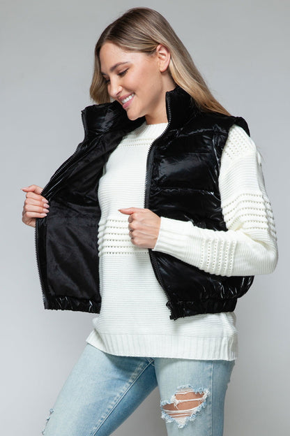 Snobbish Fine Fur Lining Quilted Vest us.meeeshop - 