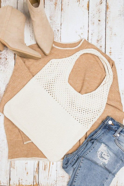 Soft Knit Hobo Bag us.meeeshop - 