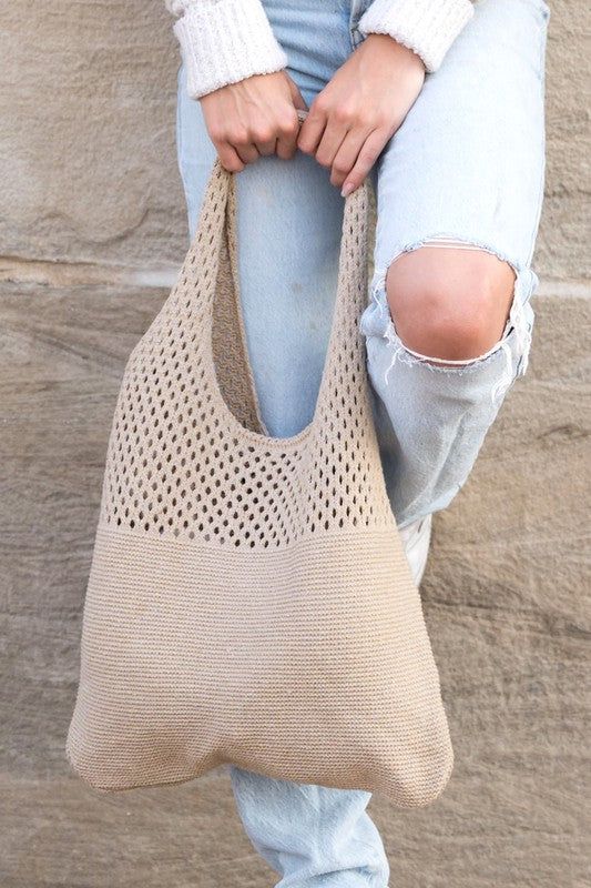 Soft Knit Hobo Bag us.meeeshop - 