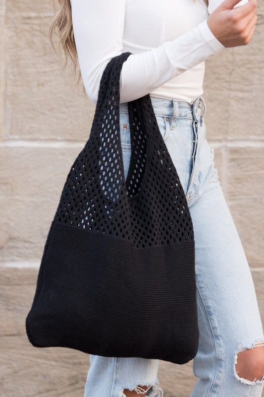 Soft Knit Hobo Bag us.meeeshop - 