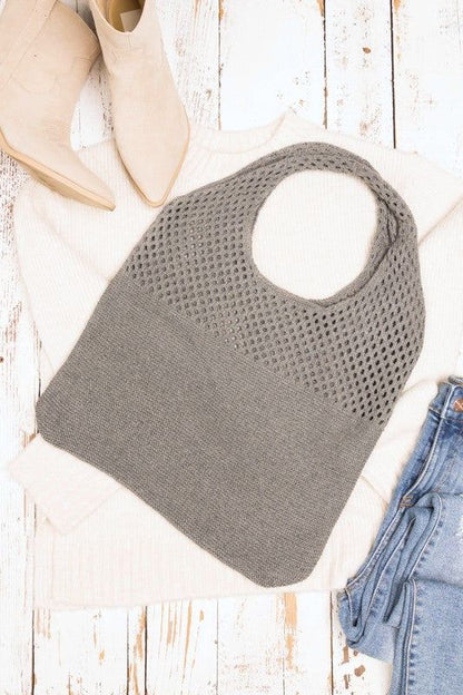 Soft Knit Hobo Bag us.meeeshop - 