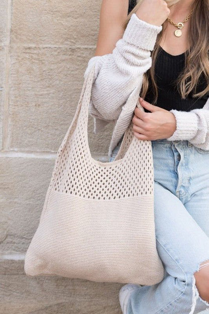 Soft Knit Hobo Bag us.meeeshop - 