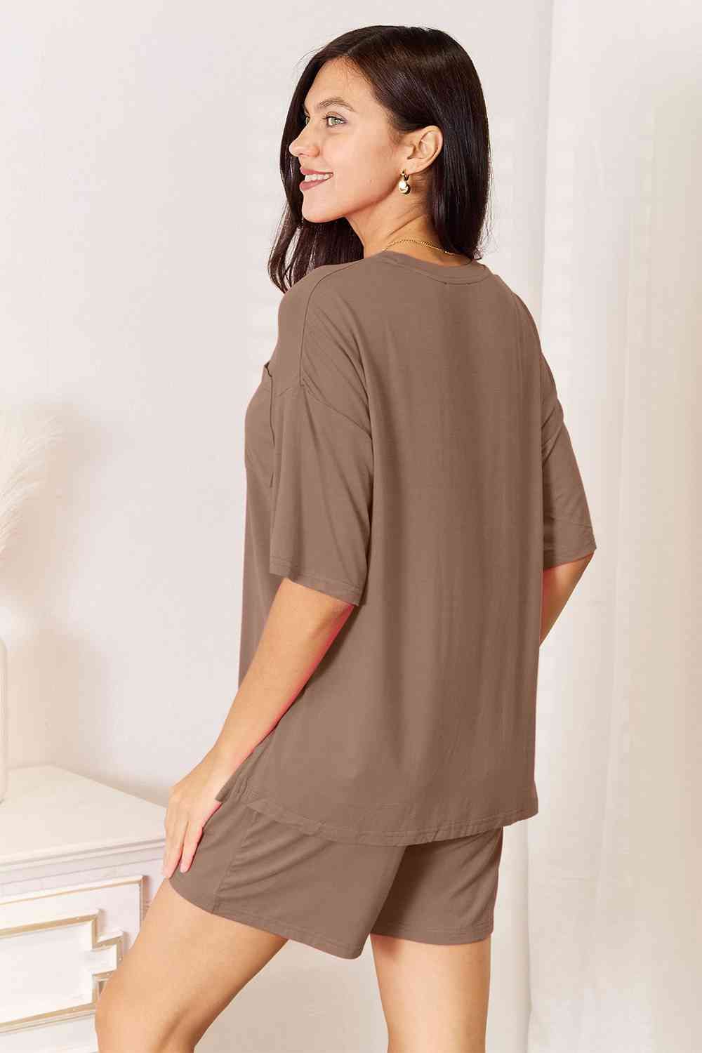 Soft Rayon Half Sleeve Top and Shorts Set us.meeeshop - 