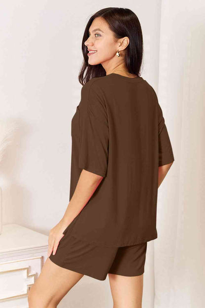 Soft Rayon Half Sleeve Top and Shorts Set us.meeeshop - 