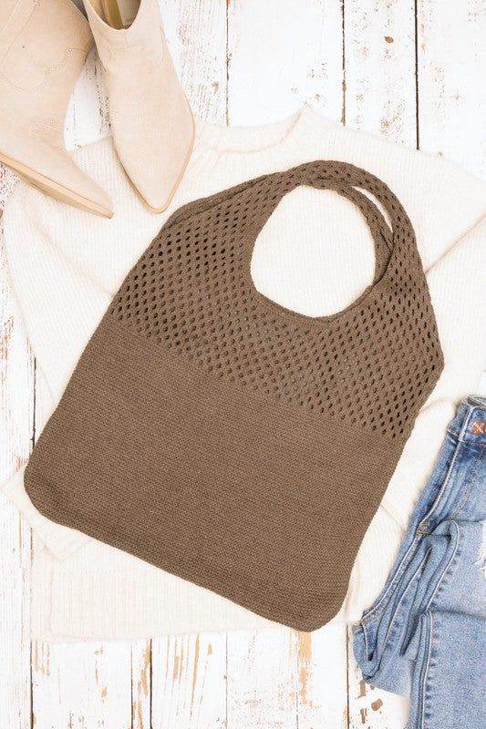 Soft Knit Hobo Bag - us.meeeshop