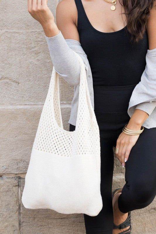 Soft Knit Hobo Bag - us.meeeshop