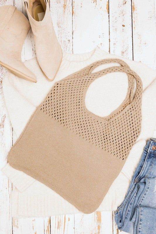 Soft Knit Hobo Bag - us.meeeshop