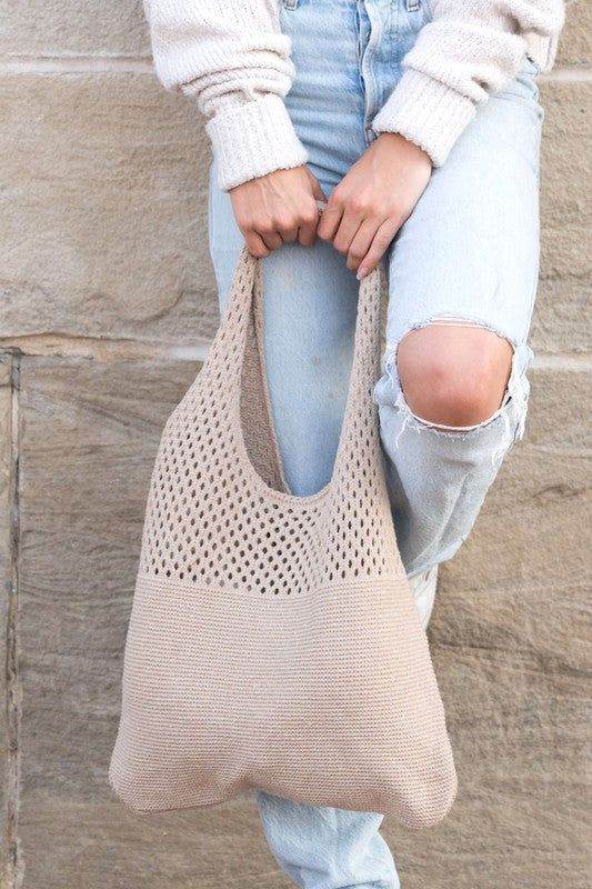 Soft Knit Hobo Bag - us.meeeshop