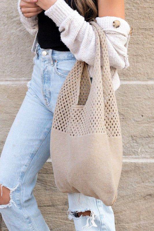 Soft Knit Hobo Bag - us.meeeshop