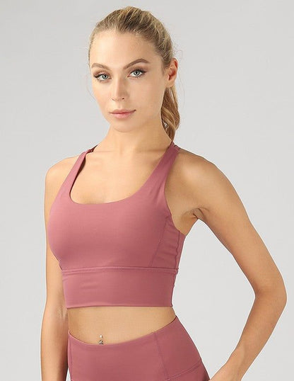 Women's Strappy Back Active Crop Top - us.meeeshop