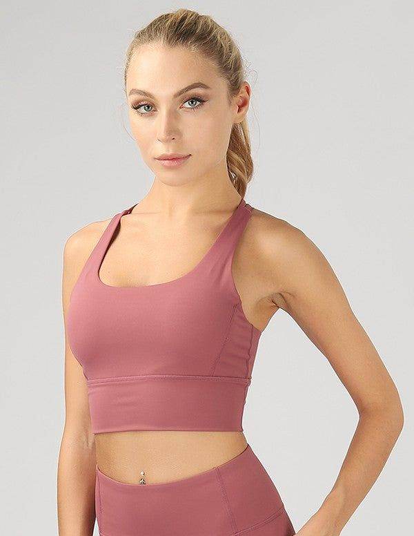 Strappy Back Active Crop Top - us.meeeshop