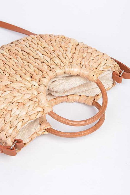 Straw Weaved Swing Clutch us.meeeshop - 