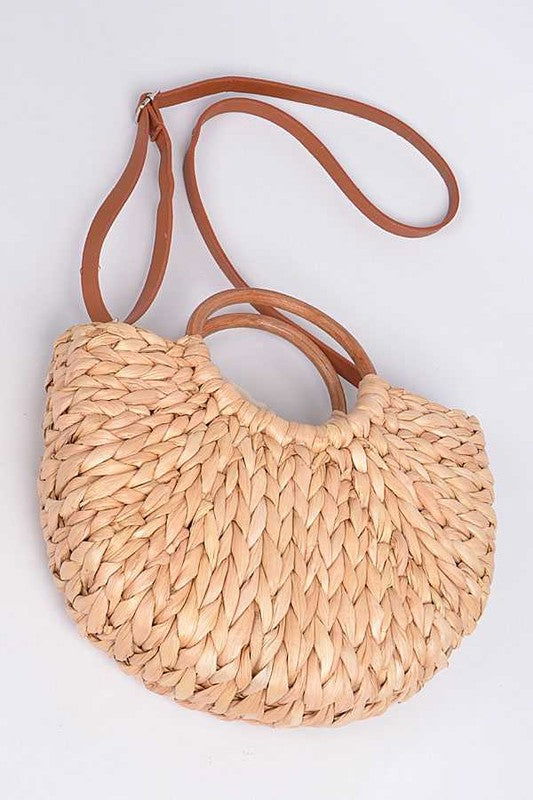 Straw Weaved Swing Clutch us.meeeshop - 