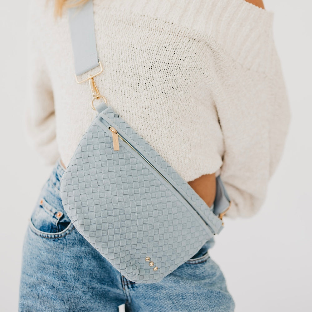 Suede Westlyn Woven Bum Bag