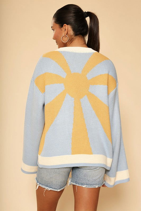 Sunburst cardigan us.meeeshop - 