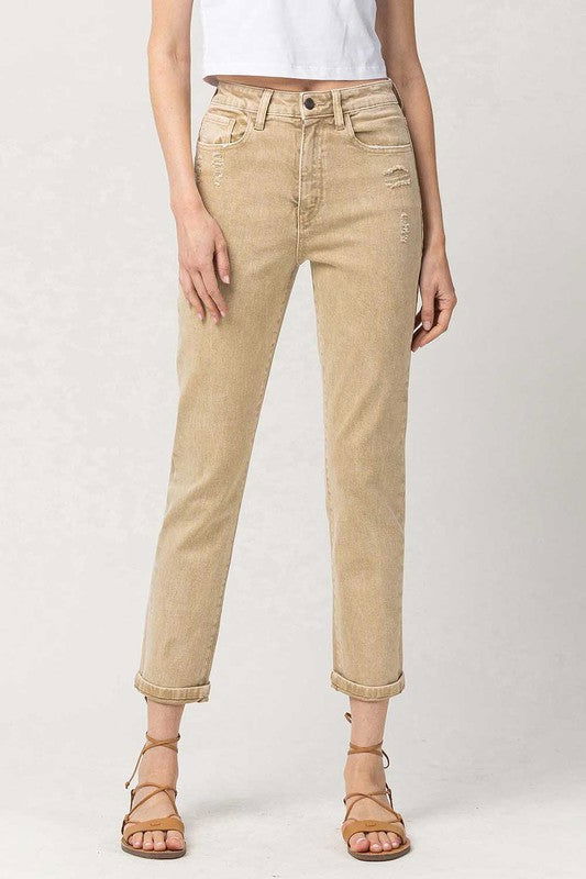 VERVET by Flying Monkey Super High Rise Mom Jeans - us.meeeshop