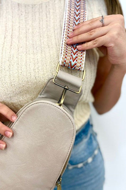 Sutton Sling Crossbody With Woven Strap us.meeeshop - 