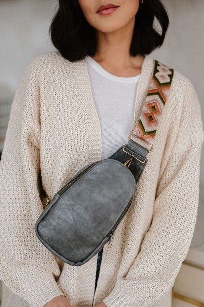 Sutton Sling Crossbody With Woven Strap us.meeeshop - 