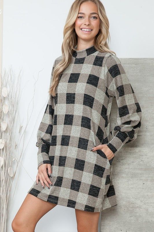 Sweater Dress with Pockets us.meeeshop - Dresses