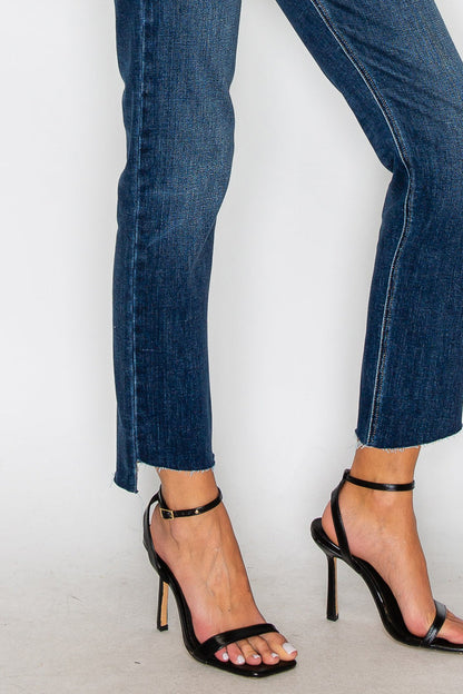francesca tummy control Francesca Tummy Control High Rise Straight Jeans view 11 (bottom) - shop at us.meeeshop