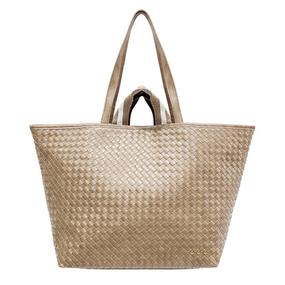 Woven Tiffany Organizer Tote Bag