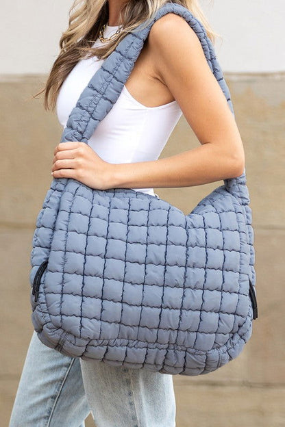 Taylor Quilted Puffer Tote us.meeeshop - 