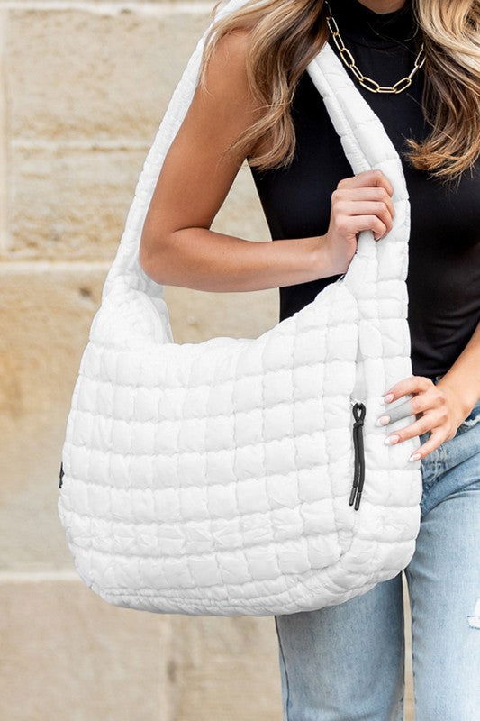 Taylor Quilted Puffer Tote us.meeeshop - 