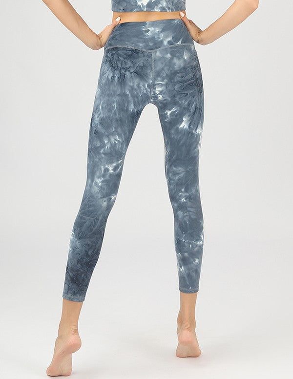 Tie-Dye Seamless High Waisted Leggings us.meeeshop - 