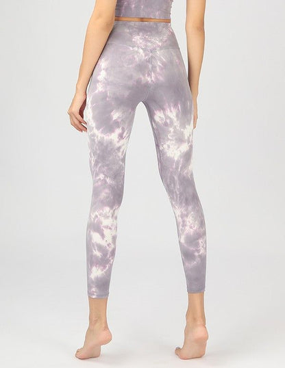 Tie-Dye Seamless High Waisted Leggings us.meeeshop - 