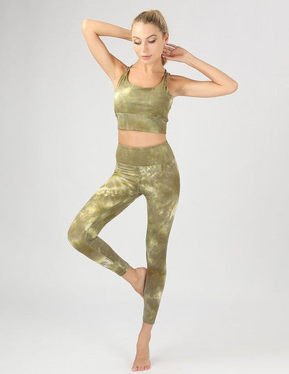 Tie-Dye Seamless High Waisted Leggings us.meeeshop - 