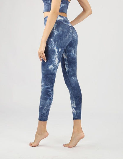 Tie-Dye Seamless High Waisted Leggings us.meeeshop - 