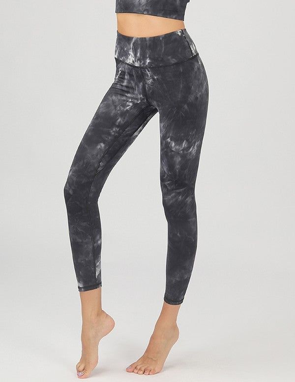 Tie-Dye Seamless High Waisted Leggings us.meeeshop - 