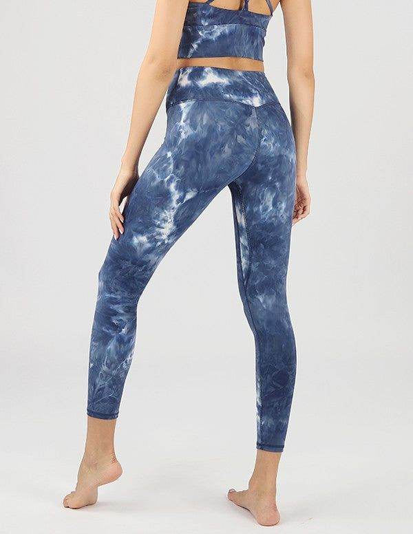 Tie-Dye Seamless High Waisted Leggings - us.meeeshop