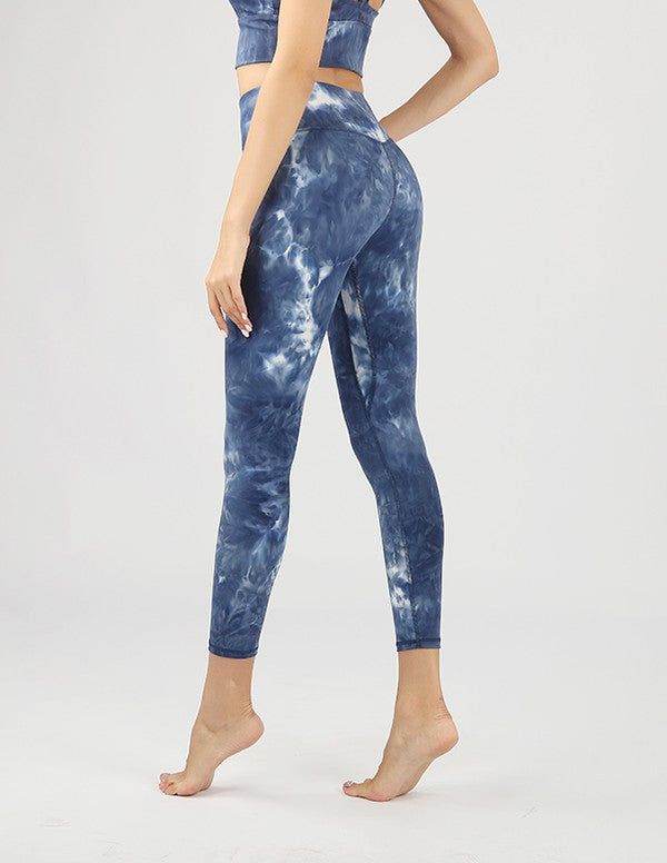 Tie-Dye Seamless High Waisted Leggings - us.meeeshop