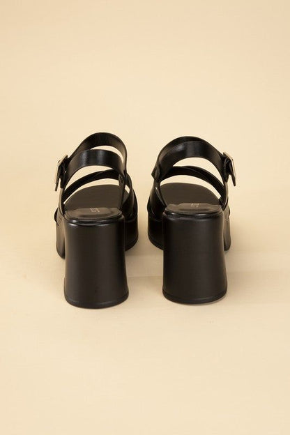 Touch-S Crisscross Sandal Heels us.meeeshop - 