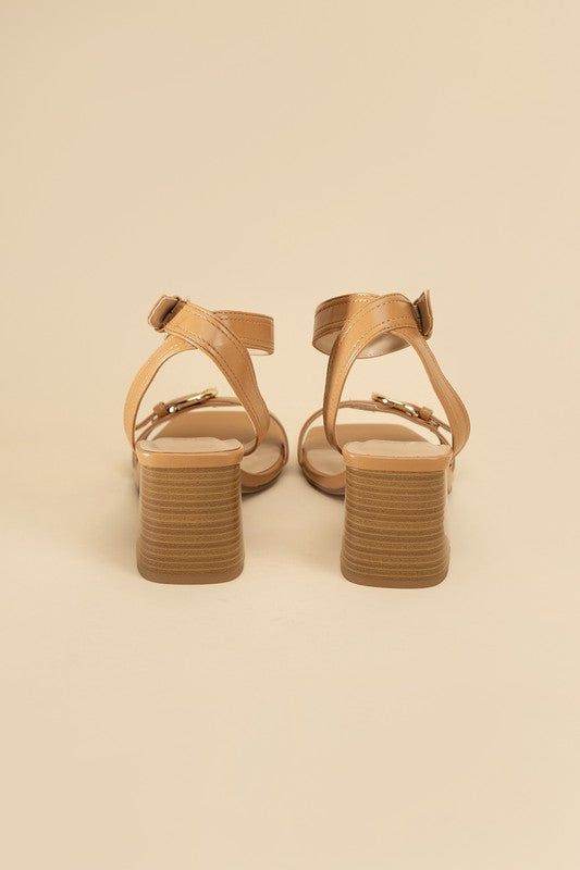 Treaty-S Buckle Sandal Heels - us.meeeshop