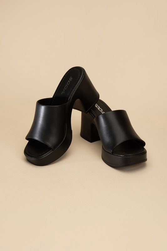 Women's Typo Slide Mule - us.meeeshop