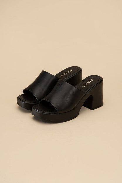 Women's Typo Slide Mule - us.meeeshop