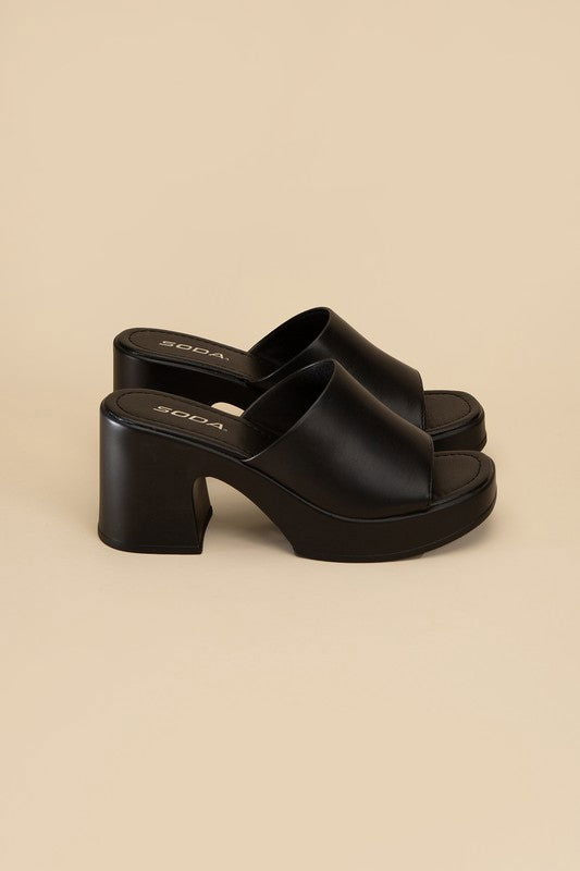 Women's Typo Slide Mule - us.meeeshop