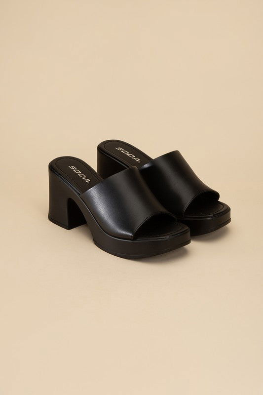 Women's Typo Slide Mule - us.meeeshop