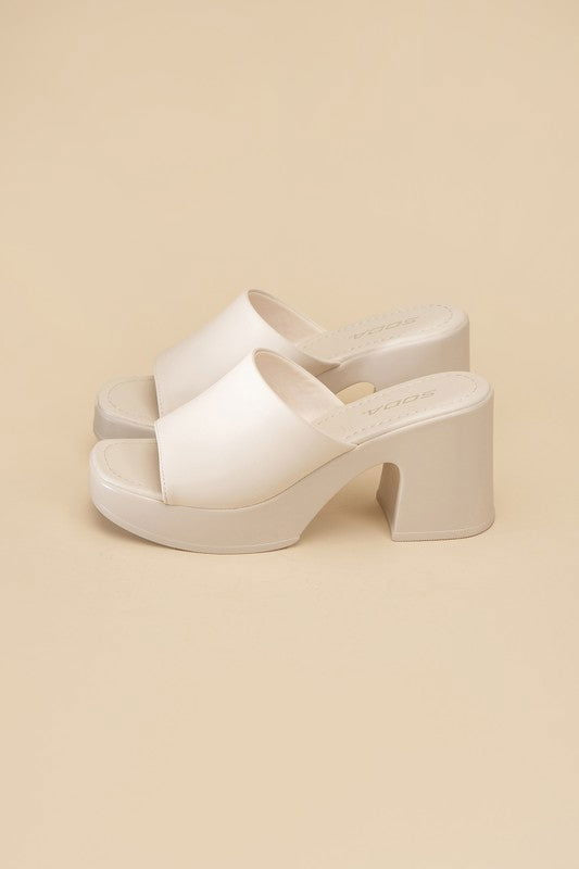 Women's Typo Slide Mule - us.meeeshop