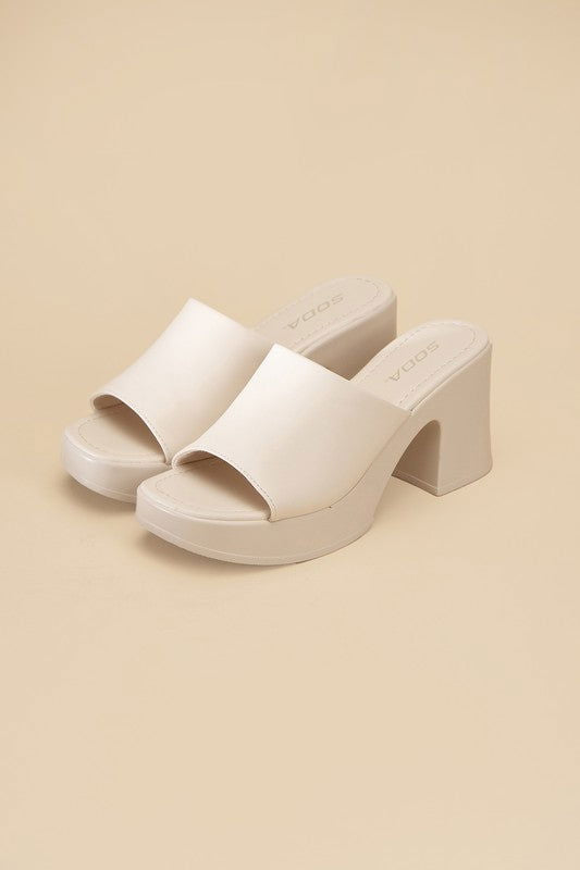 Women's Typo Slide Mule - us.meeeshop