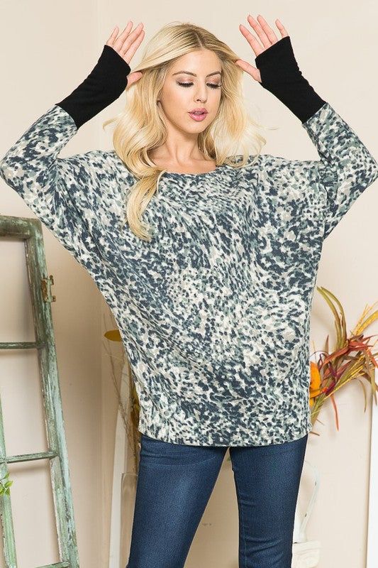 Ultra Soft Dolman Thumbhole Sweater us.meeeshop - Outerwear