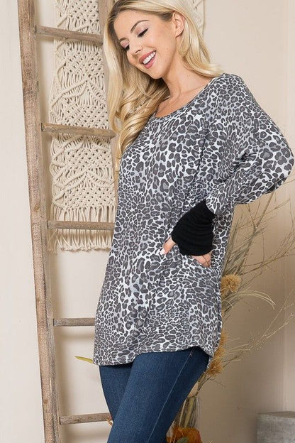 Ultra Soft Dolman Thumbhole Sweater us.meeeshop - 