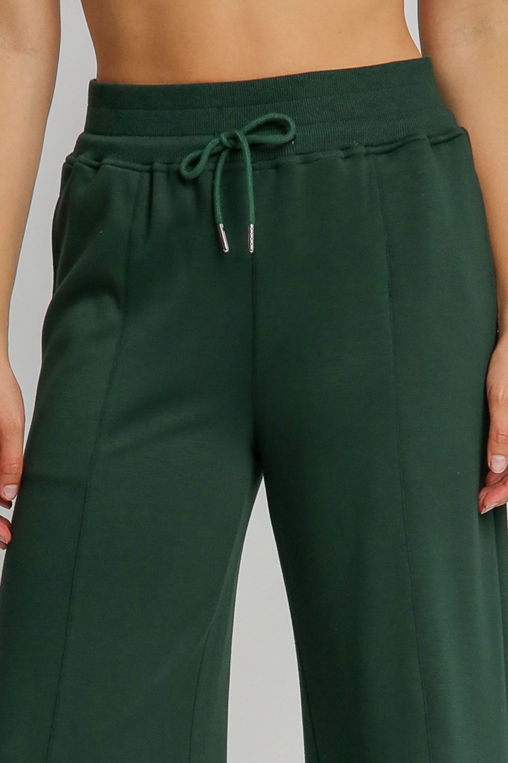 Umgee Full Size Drawstring Wide Leg Pants with Pockets us.meeeshop - 